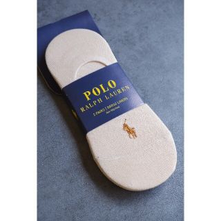 ポロラルフローレン(POLO RALPH LAUREN)のPOLOラルフローレンのレディースのフットカバー3足セット【新品】ベージュ(ソックス)