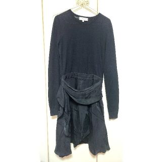 カルヴェン(CARVEN)のCARVEN カルヴェン 黒　ワンピース(ひざ丈ワンピース)