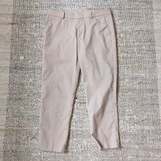 ユニクロ クロップド クロップドパンツ(レディース)(ピンク/桃色系