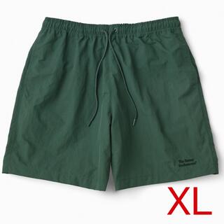 ワンエルディーケーセレクト(1LDK SELECT)の【新品未使用】ennoy Nylon Shorts (GREEN) XLサイズ(ショートパンツ)