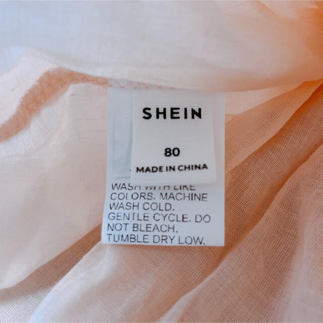 SHEIN/オフショルダードレス キッズ/ベビー/マタニティのベビー服(~85cm)(セレモニードレス/スーツ)の商品写真