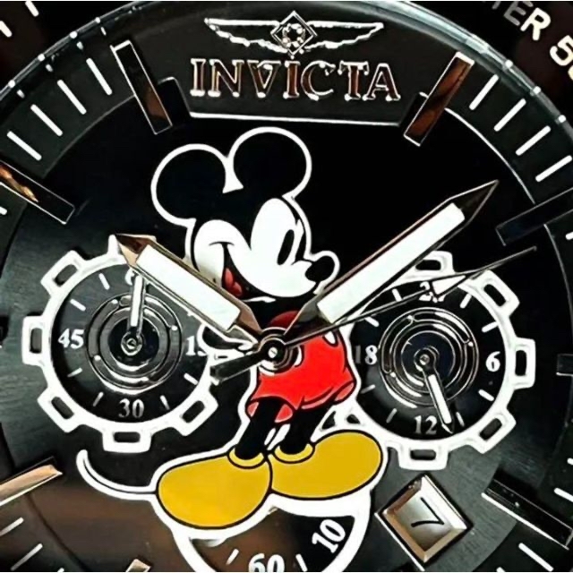 【Disney】INVICTA/新品未使用/ミッキー マウス/メンズ腕時計メンズ