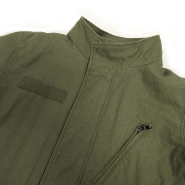 nano&co コート ショートモッズコート 3WAY フード オリーブ M メンズのジャケット/アウター(モッズコート)の商品写真