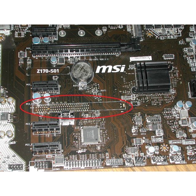 ジャンクマザボ　MSI　Z170-S01　LGA1151