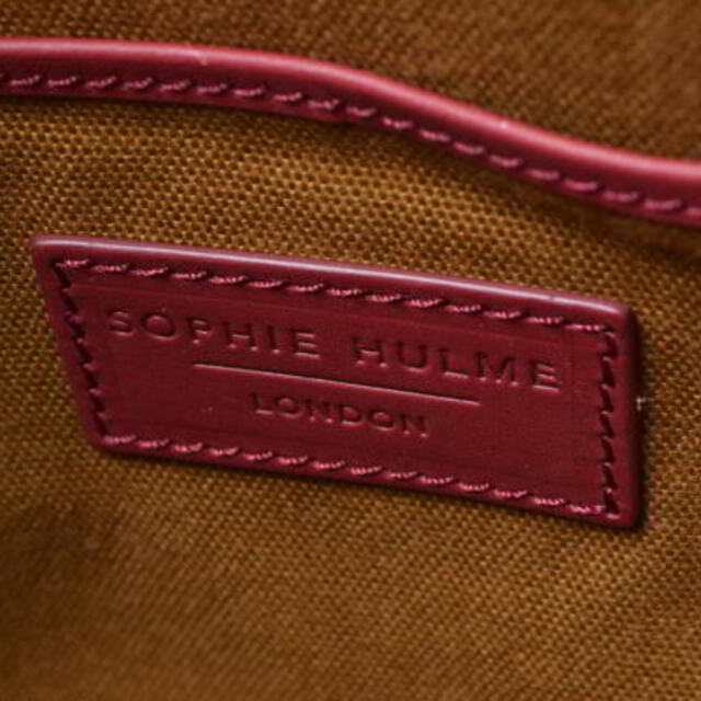 SOPHIE HULME ALBION スクエア レザーショルダーバッグ