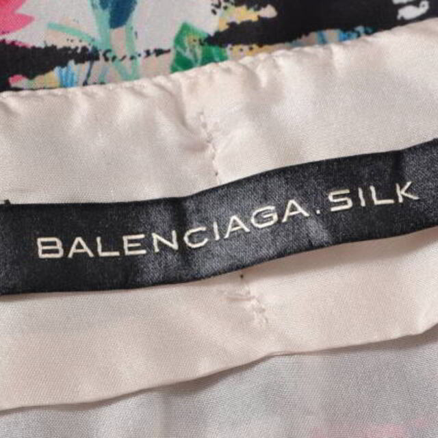 Balenciaga - BALENCIAGA フラワープリント シルク スカートの通販 by