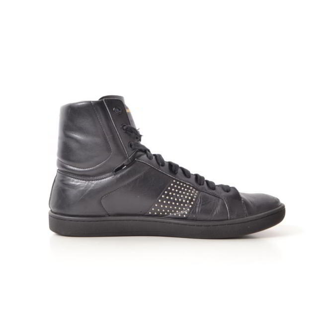 Saint Laurent Paris スタッズ ハイカット スニーカー 2