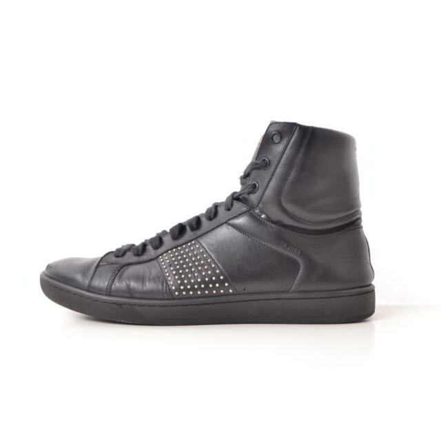 Saint Laurent Paris スタッズ ハイカット スニーカー 3