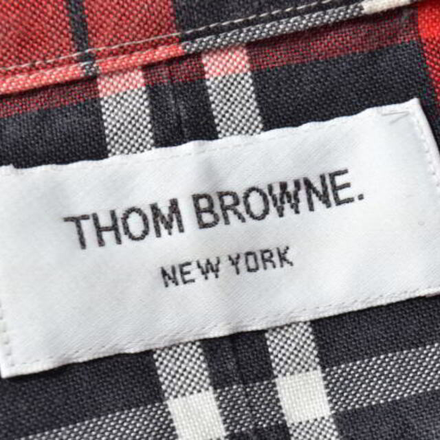 THOM BROWNE(トムブラウン)のTHOM BROWNE コットン チェック BD シャツ メンズのトップス(シャツ)の商品写真