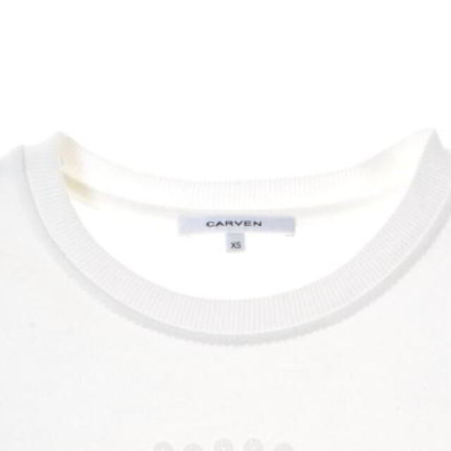 CARVEN フロントスパンコール プルオーバー スウェット