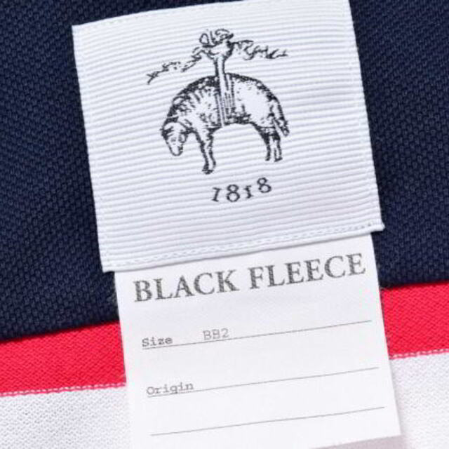 BLACK FLEECE(ブラックフリース)のBLACK FLEECE ボーダー 鹿の子シャツ メンズのトップス(シャツ)の商品写真