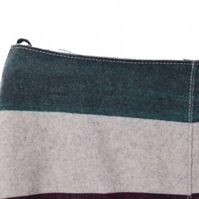 CARVEN(カルヴェン)のCARVEN マルチボーダー ウール混 スカート レディースのスカート(その他)の商品写真