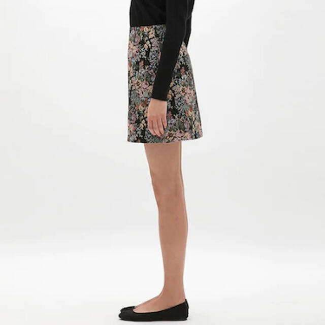 GU(ジーユー)のゴブランミニスカート(フラワー) レディースのスカート(ミニスカート)の商品写真