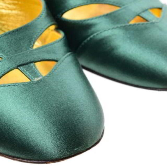 miumiu(ミュウミュウ)のmiu miu サテン アンクルストラップ サンダル レディースの靴/シューズ(サンダル)の商品写真