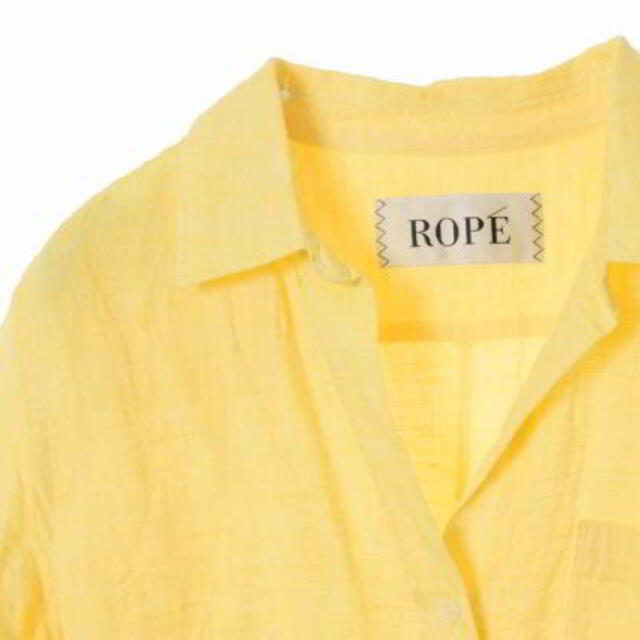 ROPE オープンカラー リネンシャツ 2