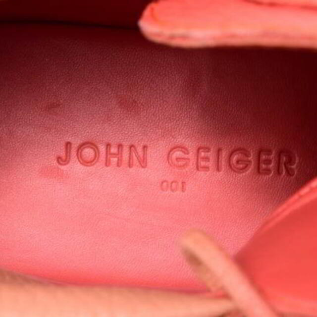 JOHN GEIGER PEBBELED LEATHER スニーカー