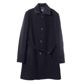 【美品】A.P.C.  定番ステンカラーウールコート　サイズXS