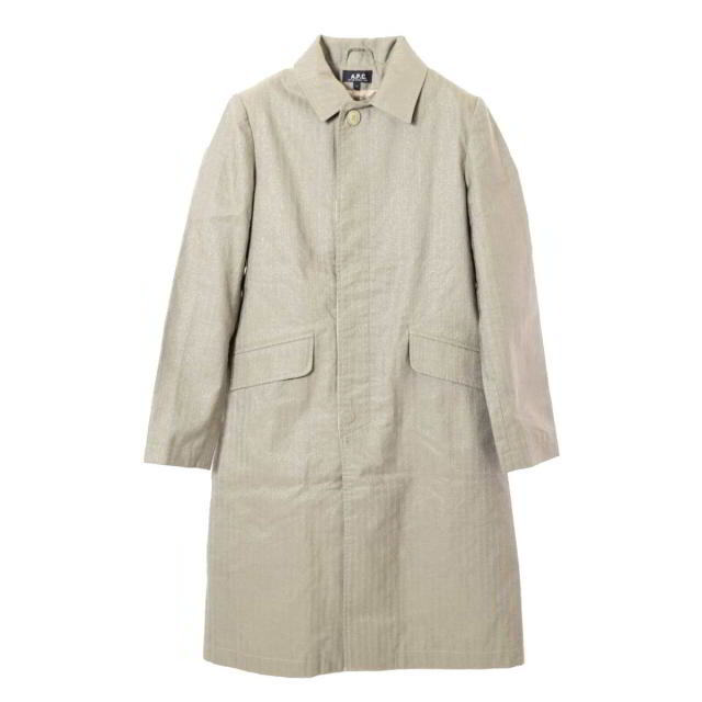 A.P.C(アーペーセー)のA.P.C. ラメ入 コットン ステンカラー コート メンズのジャケット/アウター(ステンカラーコート)の商品写真