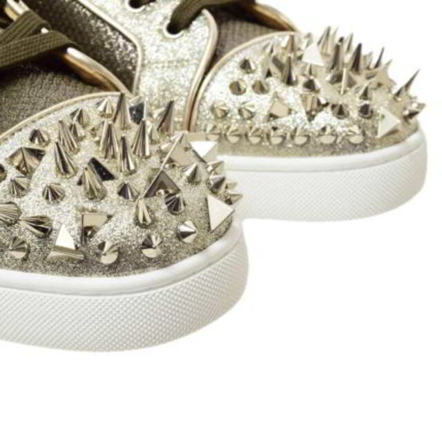Christian Louboutin グリッター スタッズ スニーカー スニーカー Christian Louboutin グリッター スタッズ スニーカー スニーカー