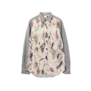 ポールスミス(Paul Smith)のPaul Smith プリント切替 ギンガムチェックシャツ(シャツ)