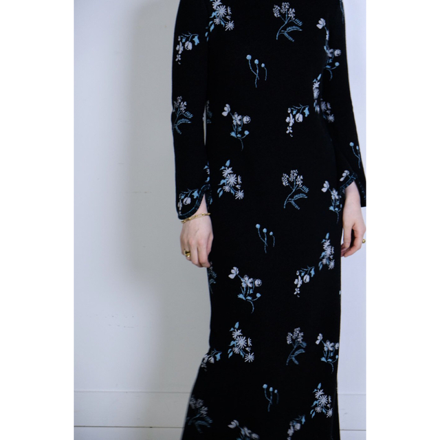 ニッサン・638 Mame Kurogouchi Floral Jacquard Dress | maximise.mu