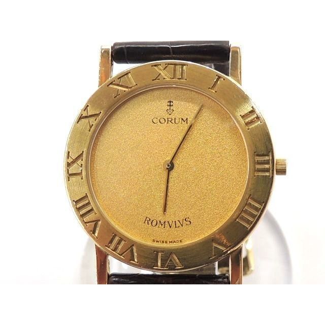 『5年保証』 CORUM 金無垢 18KYG ロムルス 50.101.56 ☆ CORUM - 腕時計(アナログ)