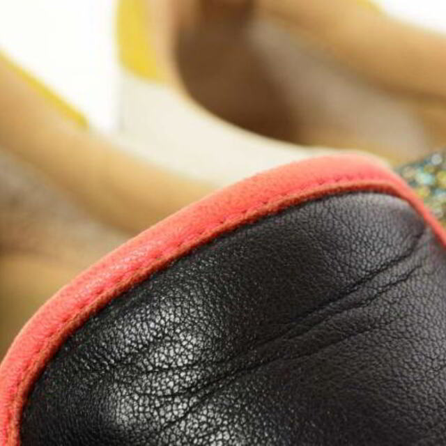 Christian Louboutin(クリスチャンルブタン)のChristian Louboutin クレイジーパターン レザー スリッポン メンズの靴/シューズ(スリッポン/モカシン)の商品写真