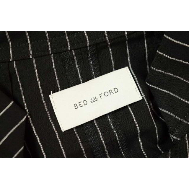 BED J.W. FORD ストライプ スタンドカラー ジャケット 7