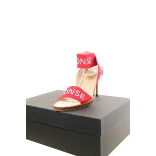 MONSE Logo Printed Sandals ロゴ ヒール サンダル(サンダル)