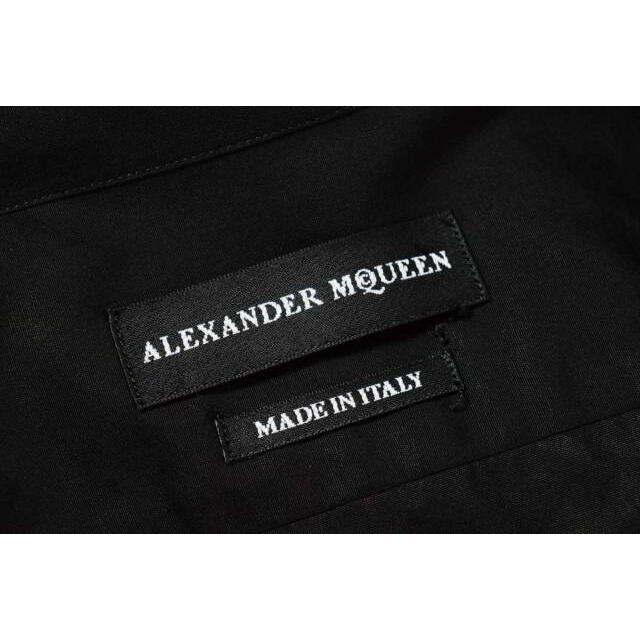 Alexander McQueen(アレキサンダーマックイーン)のAlexander McQueen ラペル刺繍 ストレッチ ドレスシャツ メンズのトップス(シャツ)の商品写真