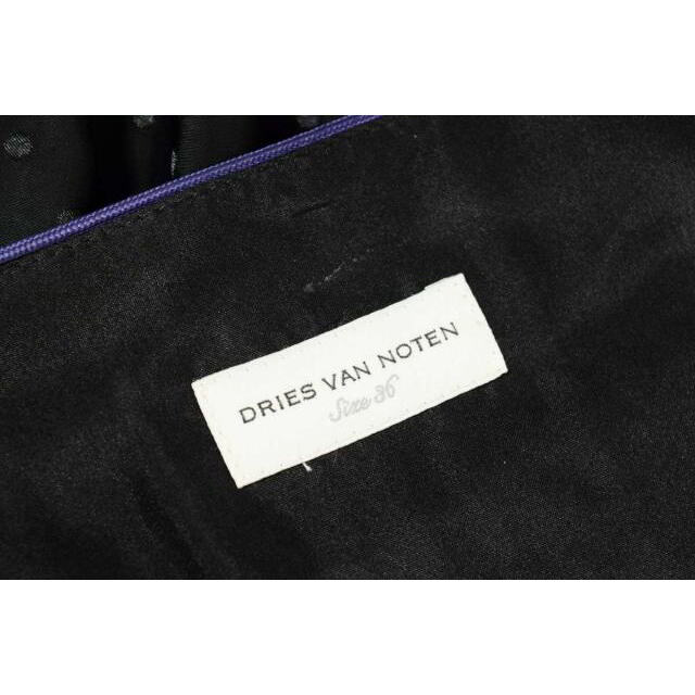 DRIES VAN NOTEN(ドリスヴァンノッテン)のDRIES VAN NOTEN プリント切替 ドット ロング ドレス ワンピース レディースのワンピース(その他)の商品写真