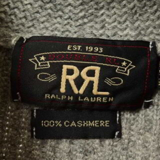 RRL カシミヤ ショールカラー ニット カーディガン