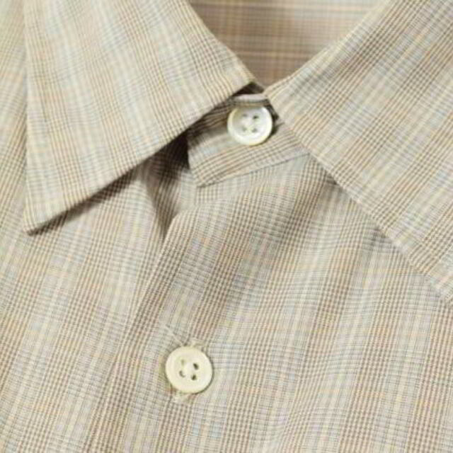 AURALEE スーパーライトウール チェック シャツ メンズのトップス(シャツ)の商品写真