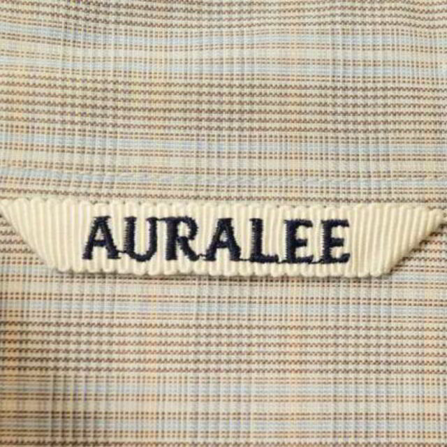 AURALEE スーパーライトウール チェック シャツ メンズのトップス(シャツ)の商品写真