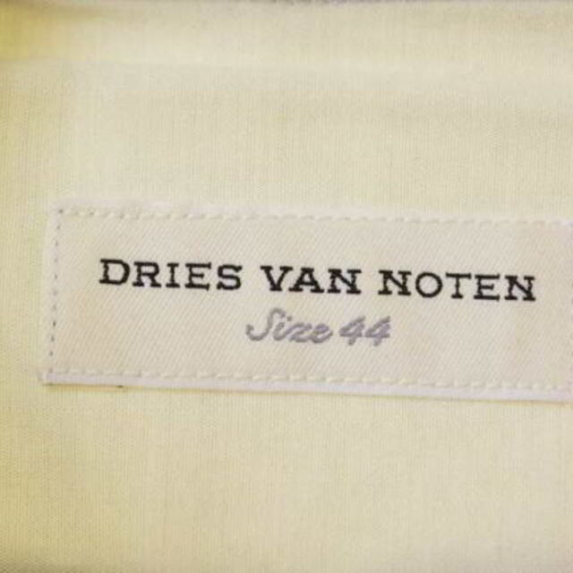 DRIES VAN NOTEN(ドリスヴァンノッテン)のDRIES VAN NOTEN ラペル切替 コットン 比翼 シャツ メンズのトップス(シャツ)の商品写真