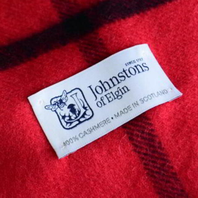 Johnstons(ジョンストンズ)のJOHNSTONS OF ELGIN カシミヤ チェック マフラー レディースのファッション小物(マフラー/ショール)の商品写真