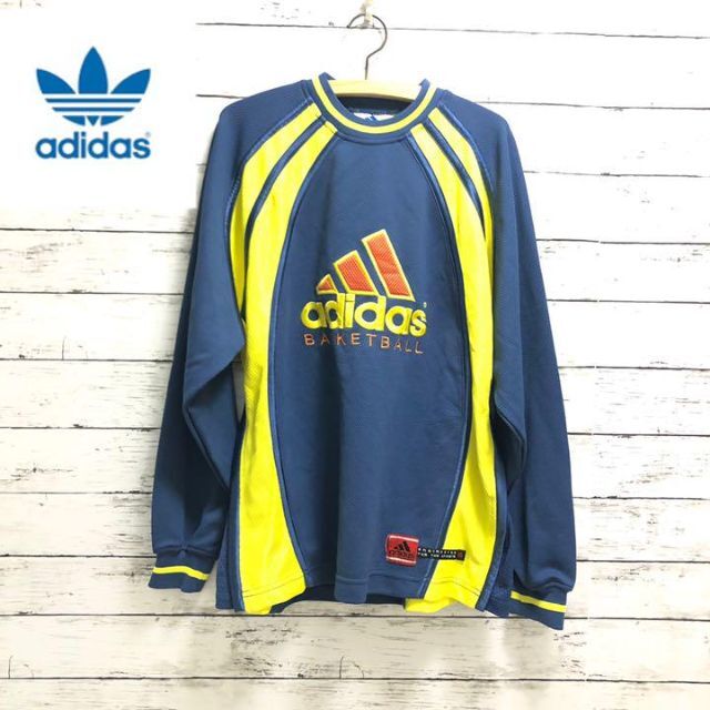 adidas(アディダス)のadidas◆90s パフォロゴ　バスケットボール　ジャージ　メッシュ メンズのトップス(Tシャツ/カットソー(七分/長袖))の商品写真