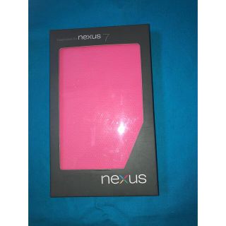 エイスース(ASUS)のASUSTEK 【純正】 Nexus 7用 TRAVEL COVER （ピンク）(タブレット)