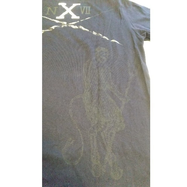 NEXUSVII(ネクサスセブン)のNEXUS7プリントTシャツ★ネイビー★サイズ46★デビル&スカルラビット メンズのトップス(Tシャツ/カットソー(半袖/袖なし))の商品写真