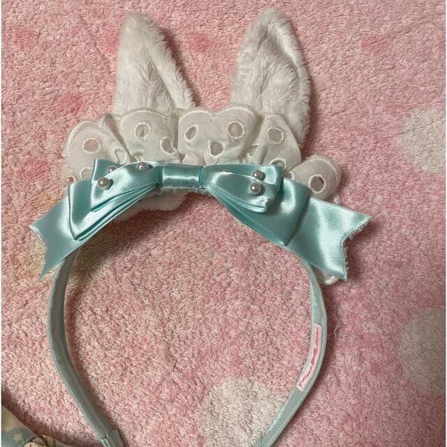 Fantasic bunnyメイドカチューシャ　ミント