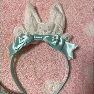 Fantasic bunny メイドカチューシャ ラベンダー