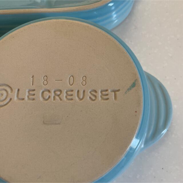 LE CREUSET(ルクルーゼ)のLE CREUSET　ル・クルーゼ ベビー食器 3点set キッズ/ベビー/マタニティの授乳/お食事用品(離乳食器セット)の商品写真