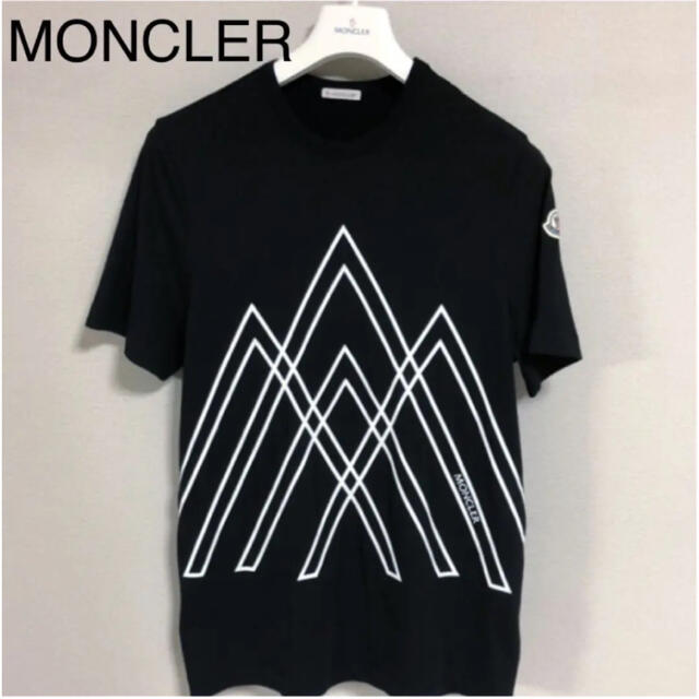 MONCLER(モンクレール)のIZUMI様専用 モンクレール　ラバープリントロゴ　 Tシャツ ブラック メンズのトップス(Tシャツ/カットソー(半袖/袖なし))の商品写真