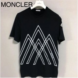 モンクレール(MONCLER)のIZUMI様専用 モンクレール　ラバープリントロゴ　 Tシャツ ブラック(Tシャツ/カットソー(半袖/袖なし))