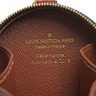 LOUIS VUITTON - ルイ ヴィトン モノグラム ラウンドケース フック付き