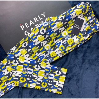 着用1回 定価9.900円 ジャックバニー パーリーゲイツ ポロシャツ 5号