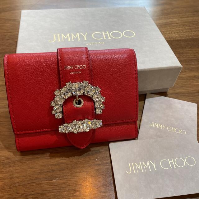 極美品！ ☆ジミーチュウ☆ JIMMY CHOO ミニ財布 三つ折り財布