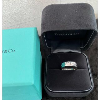 ティファニー(Tiffany & Co.)のティファニーT  ワイドリング  K18ホワイトゴールド(リング(指輪))