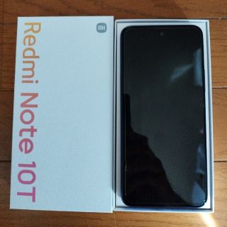 アンドロイド(ANDROID)のXiaomi Redmi note 10T中古 ブルー SIMフリー版(スマートフォン本体)