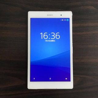 ソニー(SONY)のSONY Xperia Z3 Tablet Compact SGP612JP/W(タブレット)